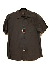 No Fear Size XL  (107) Short Sleeved Charcoal  Mens Shirt