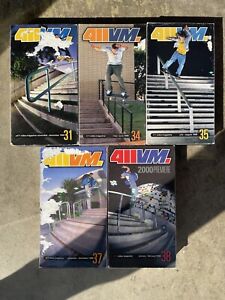 411 Video Magazine Collection Lot VHS Skateboard Videos 411vm Skate VHS
