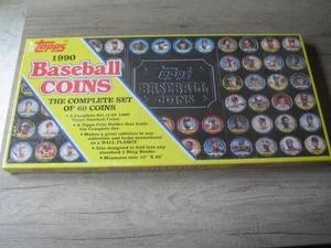 1990 TOPPS Baseball Coins Set of 60 COMPLETE SET BRAND NEW FACTORY SEALED - Picture 1 of 1