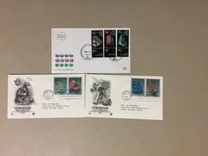 Three MINERALS fdc:Israel+US - Picture 1 of 1