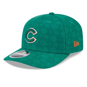 Men's New Era Kelly Green Chicago Cubs St. Patrick's Day 9SEVENTY Adjustable Hat - Picture 1 of 6