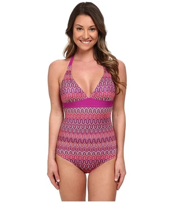 Traje de baño de una pieza para mujer Prana L104958 Lahari Fucsia Ibiza talla XS Foto 1 de 3