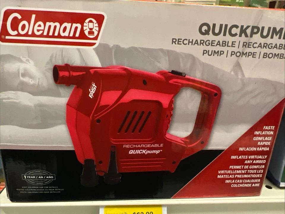 Bomba de colchón de aire Coleman 2000017848, 120 Vac, 20 min. Op. Tiempo Foto 1 de 1