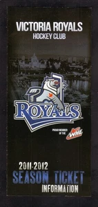 Folleto de boletos de temporada 2011-12 Victoria Royals WHL - Imagen 1 de 1