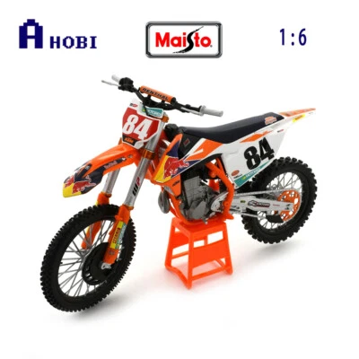 Maisto 1:6 Red Bull 2018 KTM 450 SX-F Factory #84 J Herling Diecast Model Toy - Image 1 of 2