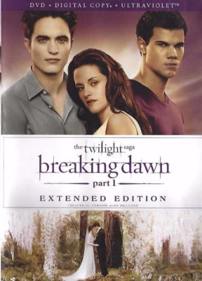 The Twilight Saga Breaking Dawn Part 1 DVD Extended Edition Kristen Stewart  - Image 1 of 2
