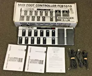 Behringer FCB1010 MIDI Foot Controller W/Box, Manual, & Cords - Picture 1 of 11