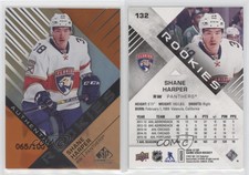 2016-17 SP Game Used Orange Rainbow Draft Year /100 Shane Harper #132 Rookie RC