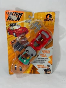 ACTION MAN MICRO STREET RACER SALA ROJA SUPER SPIDER car HASBRO VINTAGE GIG - Foto 1 di 6