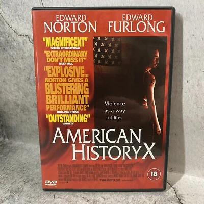 American History X DVD - Edward Norton, Edward Furlong - Image 1 of 3