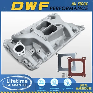 Intake Manifold Suit For 253-308 Holden Commodore V8 Dual Plane 2194 with Gasket - Picture 1 of 14