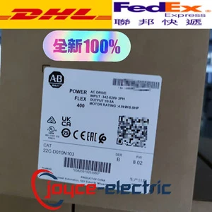 1pc New 22C-D010N103 SER B PowerFlex 400 4 KW 5 HP AC Drive Expedited Shipping! - Picture 1 of 2