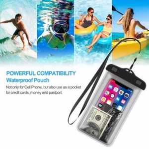 5 PACK Waterproof Bag Underwater Pouch Dry Case Cover For iPhone Samsung LG ZTE - Picture 1 of 6