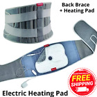 Heating Pad Heated Back Brace for Lower Back Pain Relief Electric Therapy