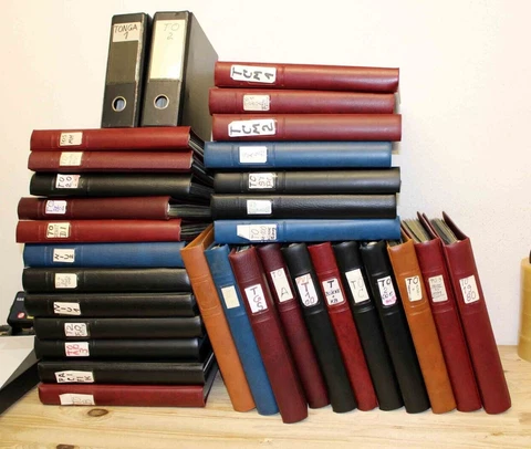 Tonga ex 1886/2017: EXTRAORDINARY LARGE collection in 32 albums, GIGANTIC CV!! Cover