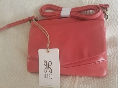 Hobo leather crossbody wristlet in tea rose new with tags - Image 1 of 4