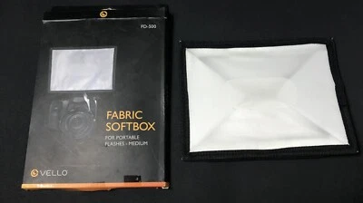 Vello Fabric Soft Box Medium For Portable Flashes FD-500 Softbox  - Image 1 of 4