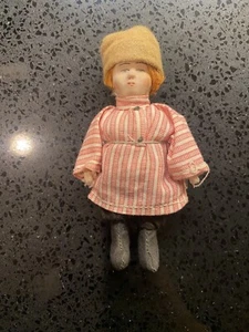 Antique Mignonette, Miniature Doll, Bisque dolls house toy doll Russian - Picture 1 of 3