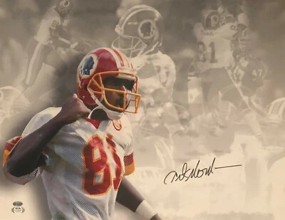 Art Monk Custom 16x20 Photograph Redskin Legend PSADNA & LIS COAs - Image 1 of 4