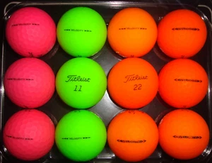12 Titleist Velocity mehrfarbig matt Golfbälle - Bild 1 von 1