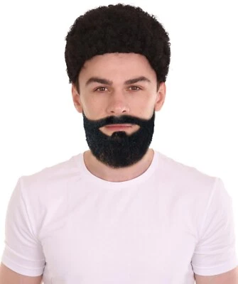 Cabello sintético para hombre HPO barba cosplay cabello facial M-1312 Foto 1 de 4