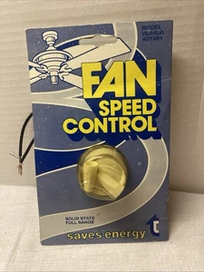 VSR 600 White Rotary Ceiling Fan Speed Control Switch Made In USA! - Picture 1 of 8