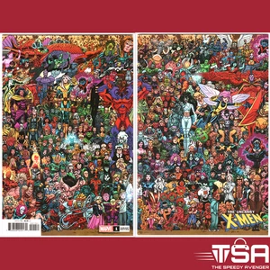 UNCANNY X-MEN #1 (Vol 6) Scott Koblish variante avvolgente di collegamento 2024 Marvel - Foto 1 di 3