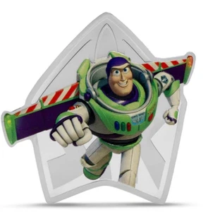 Niue Disney Toy Story 2025 30 aniversario Moneda de plata de prueba Buzz de 1 oz - Imagen 1 de 3