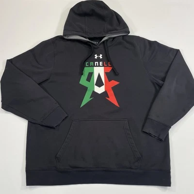 Under Armour Canelo Alvarez Mexico Flag Logo UA Storm Hoodie Men’s XL - Image 1 of 4