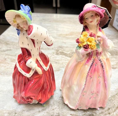 VINTAGE ROYAL DOULTON  June HN1691 & Christmas Morn HN1992  NO RESERVE - Image 1 of 4