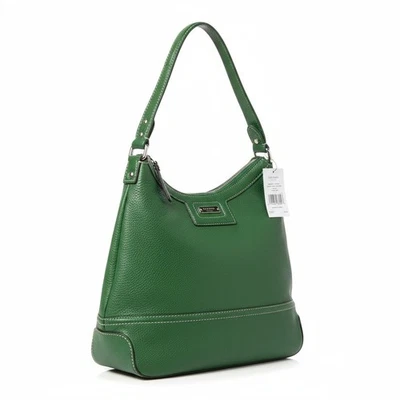 Kate Spade New York Green Pebbled Leather Shoulder Hobo Bag Purse NWT $355 - Image 1 of 4