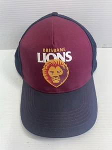 Brisbane Lions AFL Cap Hat Cotton Official Licenced Merchandise Adjustable Size - Picture 1 of 8