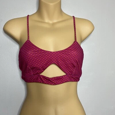 Intimately Free People Bralette Lunares Rosa Y Naranja Detalle Recortado Talla M Foto 1 de 4