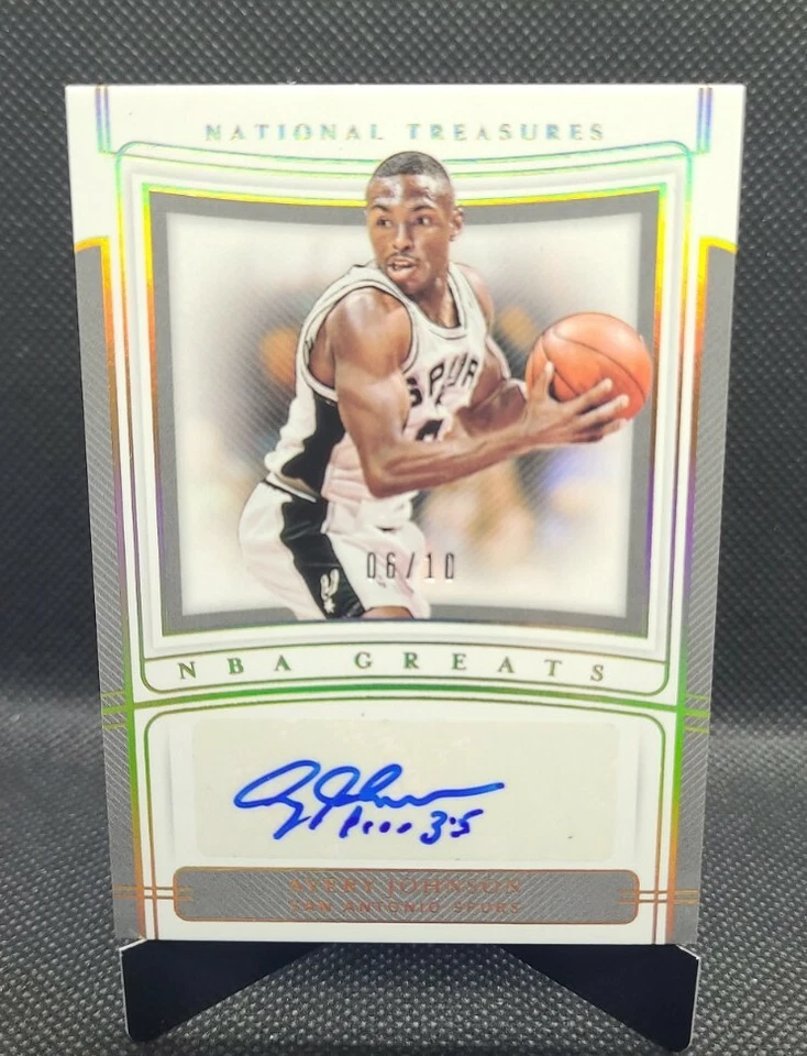 2019-20 NBA National Treasures NBA Greats Signatures/10 DORADO Avery Johnson automático Foto 1 de 1