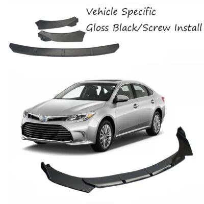 Add-on Universal Large Front Bumper Lip Spoiler Fit For Toyota Avalon 2005-2021 Foto 1 de 4
