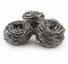 3 Pcs Stainless Steel Kitchen Cleaning Sponges Scouring Pad Steel Wool Scrubbers