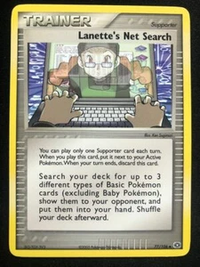 Pokemon 77/106 Lanette's Net Search Emerald Uncommon - Picture 1 of 2