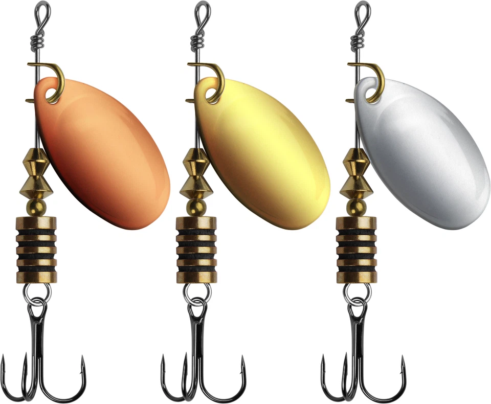 3-teiliges Spinner Kunstköder Set 5g für Forelle und Barsch - Bild 1 von 1