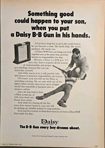 1973 VINTAGE PRINT AD - DAISY B-B GUN AD - SOMETHING GOOD COULD HAPPEN .... - Picture 1 of 1