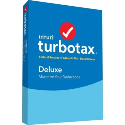 TurboTax 2017 Deluxe Federal Original + Updates | Win/Mac | #1 Install Expert - Image 1 of 4