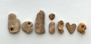 CREDERE a forma di lettera naturale rocce spiaggia pietre matrimonio ciottoli arte artigianato strega US - Foto 1 di 9