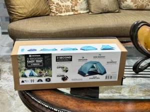 Decathlon Quechua 2 Second 2 Person Camping Tent - Blue - Picture 1 of 3