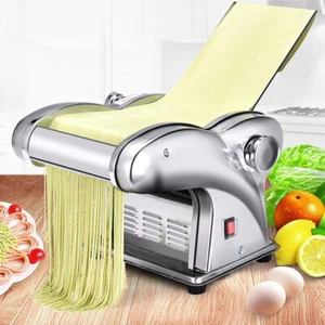 Electric Pasta Maker Machine Dumpling Dough Skin Noodle Spaghetti Making 4 Knife - Picture 1 of 12