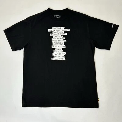 Camiseta Bad Brains X Element Gráfica Negra Talla Mediana Qué Baja Puede Llegar Un Punk Foto 1 de 4