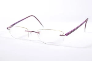 Monturas de gafas Silhouette 6693 para mujer púrpura sin montura de titanio - Imagen 1 de 4