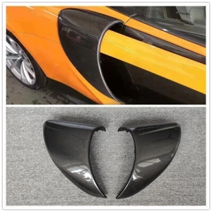FOR MCLAREN 540C 570S 570GT CARBON FIBER DOOR SIDE VENT COVER REPLACEMENT - Picture 1 of 12