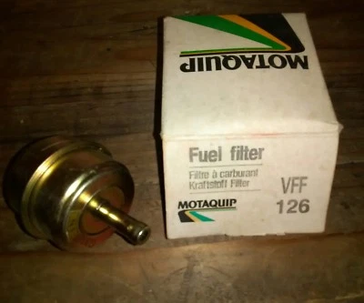 motaquip VFF126 FUEL FILTER, NOS. VF 126 - Image 1 of 4