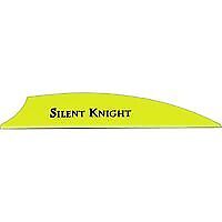 Flex Fletch SILETN36-FYL Silent Knight Vanes Fluorescent Yellow 3" 36Pk