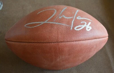 Clinton Portis Autographed NFL Football Mounted Memories Hologram - Image 1 of 2