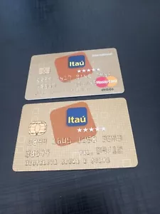 Brasil - Itaú Bank - MasterCard - Lot of 2 Expired Cards - Picture 1 of 2